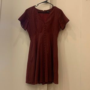 Madewell, size 2, Burgundy Dress